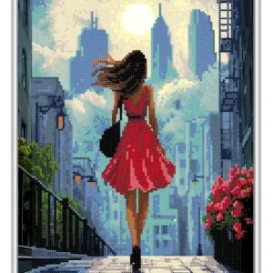 Diamond painting Mitten am Tag in New York Beliebt