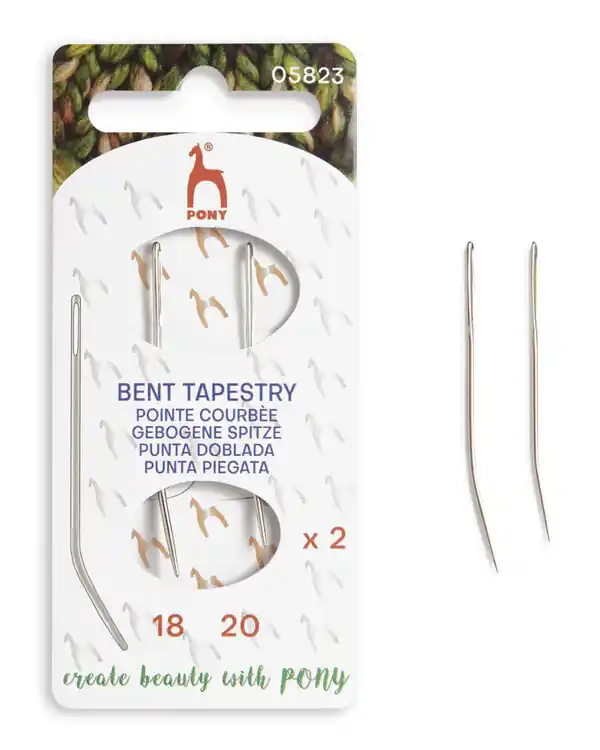 Super-Preis Tapisserienadeln gebogen Größe 18 und 20