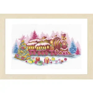 Premium Stickpackung Bild Pfefferkuchen-Lok