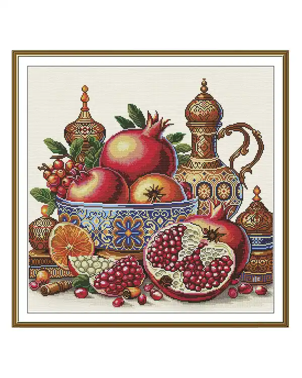 Stickpackung Bild Granatapfeltraum Exklusiv