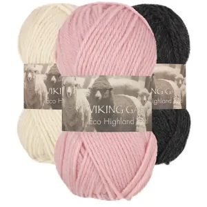 Garn Viking Eco Highland Wool 50g Preis Gesenkt