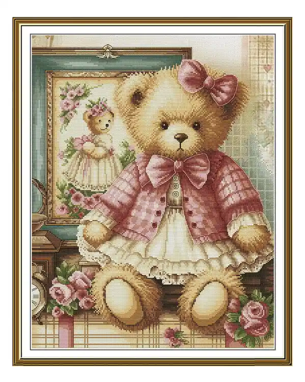 Echt Stickpackung Bild Sanfte Schönheit