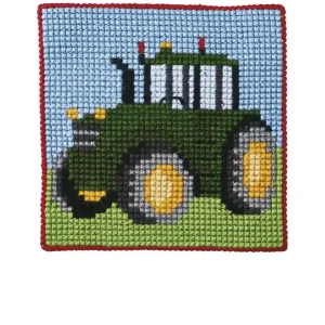 Neuheit Straminbild Traktor