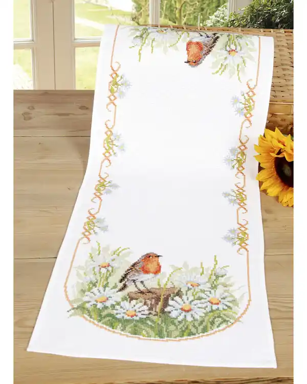 Stickpackung Läufer Gänseblümchen Kracherpreis