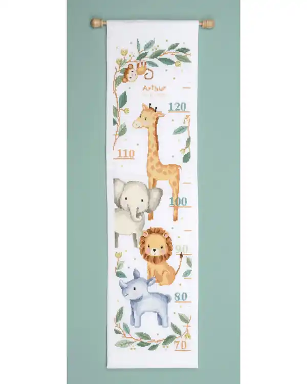 Stickpackung Maßband Dschungel Expressversand