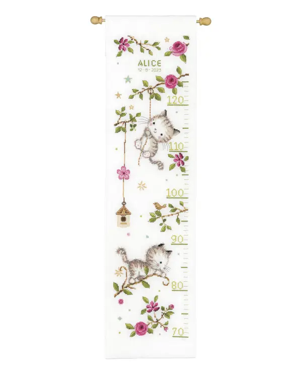 Nur Heute Stickpackung Maßband Katze