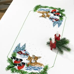 Rabatt Stickpackung Decke Im Schnee