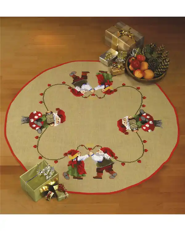 Tannenbaumdecke Tanzende Wichtel Preisknaller