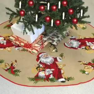 Stickpackung Tannenbaumdecke Die Freunde des Weihnachtsmanns Ausverkauf