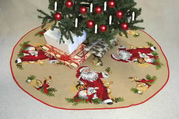 Stickpackung Tannenbaumdecke Die Freunde des Weihnachtsmanns Ausverkauf