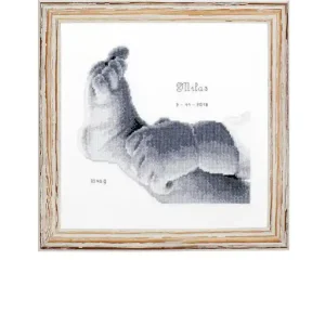 Zertifiziert Stickpackung Bild Kleiner Fuß