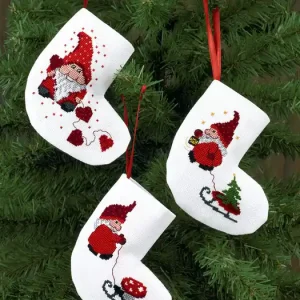 Top-Angebot Stickpackung Weihnachtsstrumpf Wichtel 3-er Pack