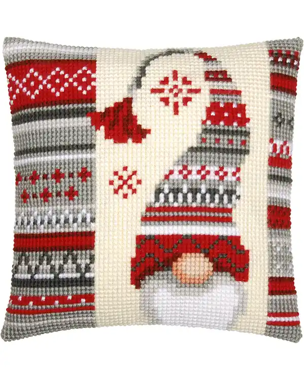 Kostenfreie Lieferung Stickpackung Kissen Der schüchterne Weihnachtsmann