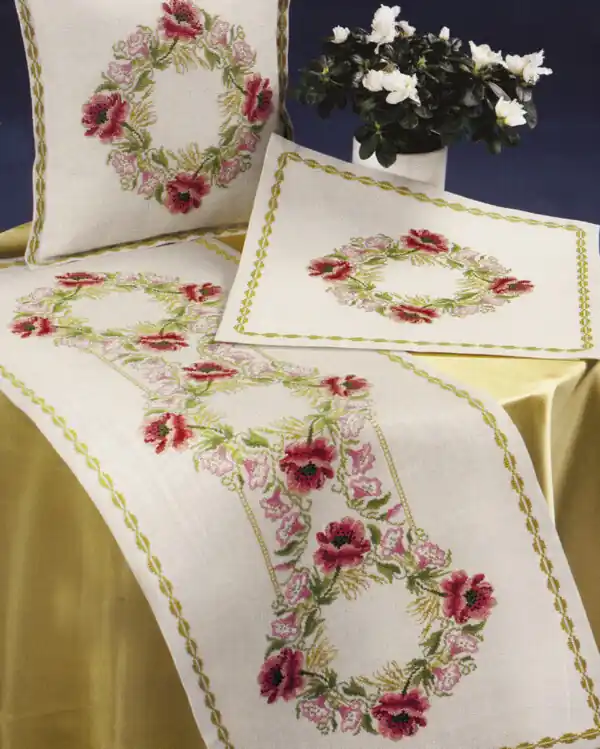 Läufer Mohn im Kranz Top-Angebot