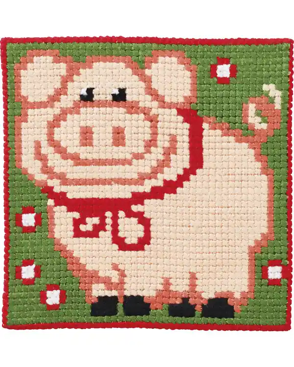 Top-Seller Stickpackung Straminbild Schwein