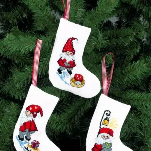 Stickpackung Strümpfe Wichtel 3-er Pack Neu Im Sortiment