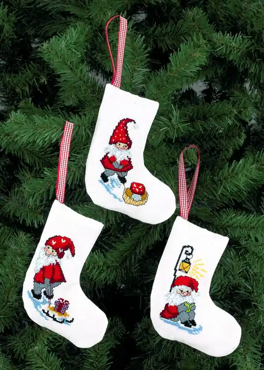 Stickpackung Strümpfe Wichtel 3-er Pack Neu Im Sortiment