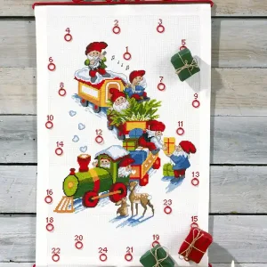 Kostenfreie Lieferung Stickpackung Kalender Zugfahrt