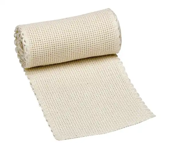 Super-Preis Stoff Aidaband 5 cm ecru