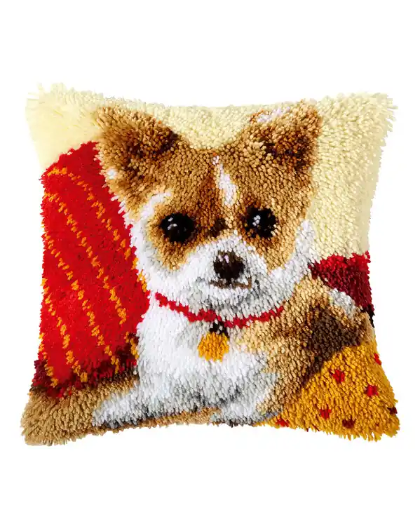 Limited Edition Knüpfkissen Chihuahua