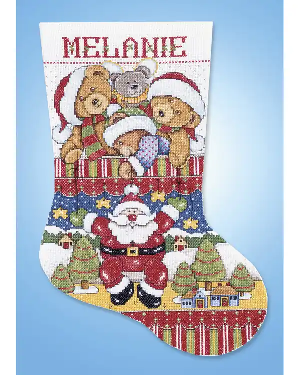 Bestpreis Stickpackung Strumpf Weihnachten Marionette