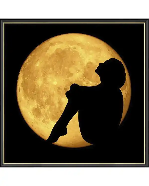 Exklusiv Diamond Painting Moon