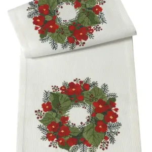 Markenware Läufer Blumenkranz