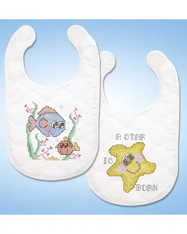 Neue Kollektion Stickpackung Lätzchen A Star is Born