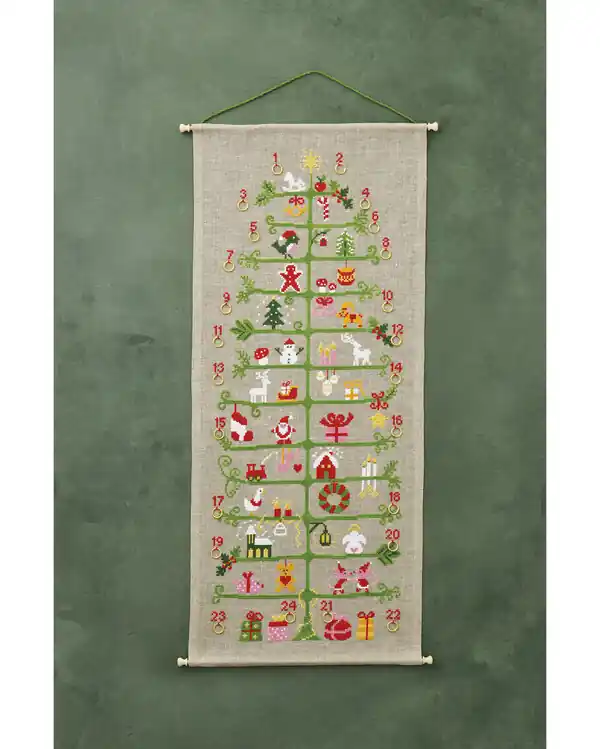 Kostenloser Versand Stickpackung Kalender Weihnachtsdekorationen