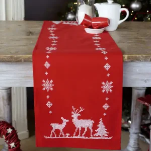 Gratis Versand Stickpackung Läufer Rentiere