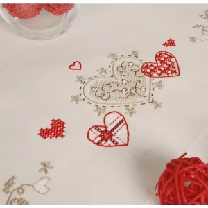 Stickpackung Tischdecke Herzlich Highlight