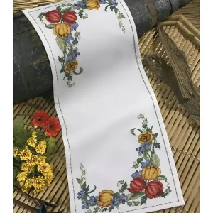 Stickpackung Tischläufer Blumen Begrenztes Angebot