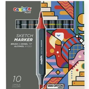 Billig Carioca Plus Skizzierstifte 10-er Pack