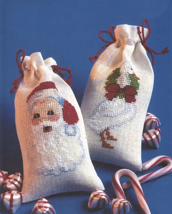 Ausverkauf Weihnachtstüten Weihnachtsmann und Gans 2-er Pack