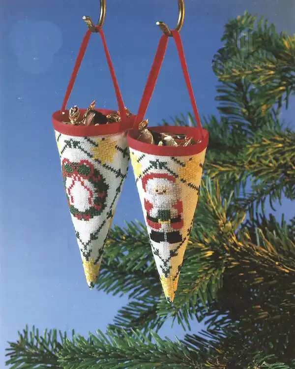 Knallerangebot Weihnachtstüte Weihnachtsmann und Weihnachtskranz 2-er Pack