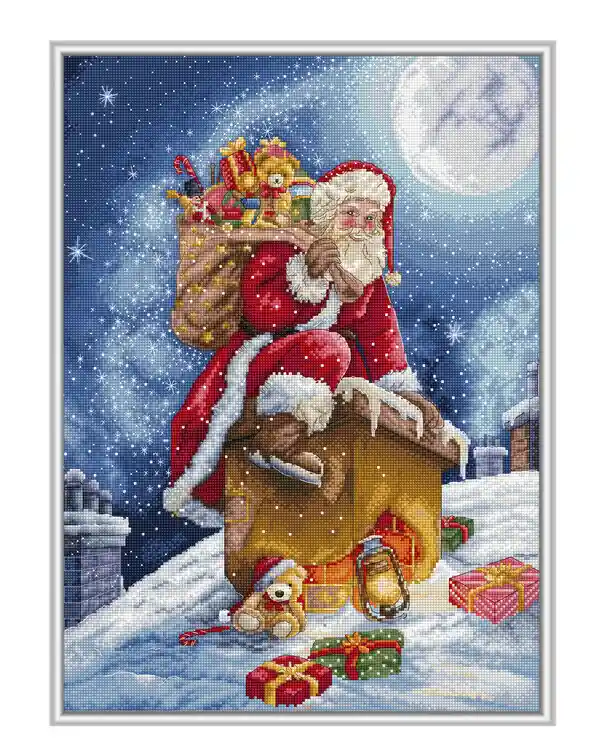 Stickpackung Bild Der geheime Halt des Weihnachtsmanns Gratis Versand