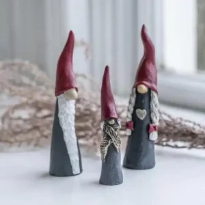 Der lange Weihnachtsmann Familie 3-er Pack Weltweiter Versand