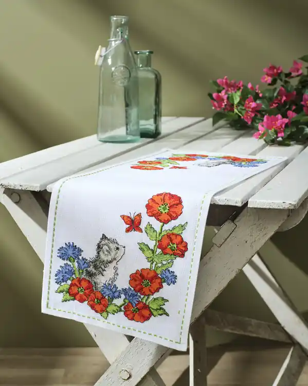 Stickpackung Läufer Frühlingsgefühle Mengenrabatt