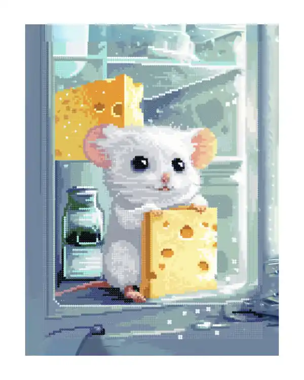Neu Diamond painting Cheese