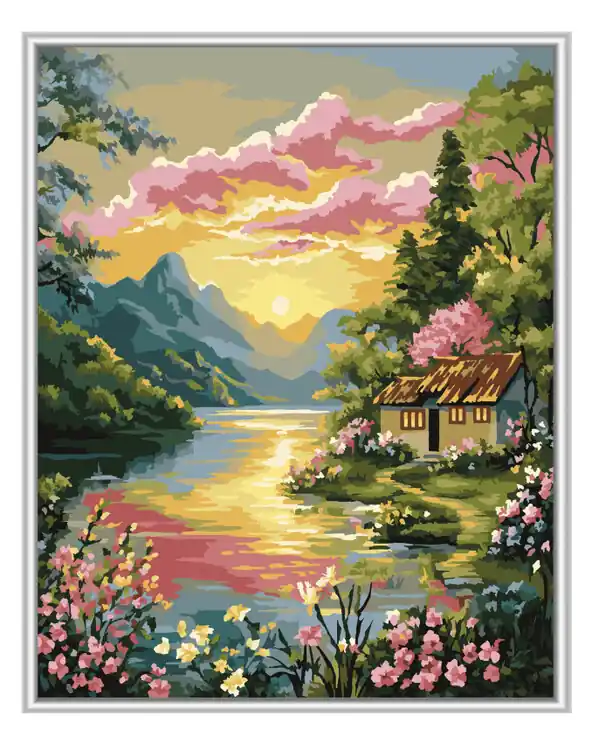 Im Trend Paint by numbers Sonnenuntergang Landschaft