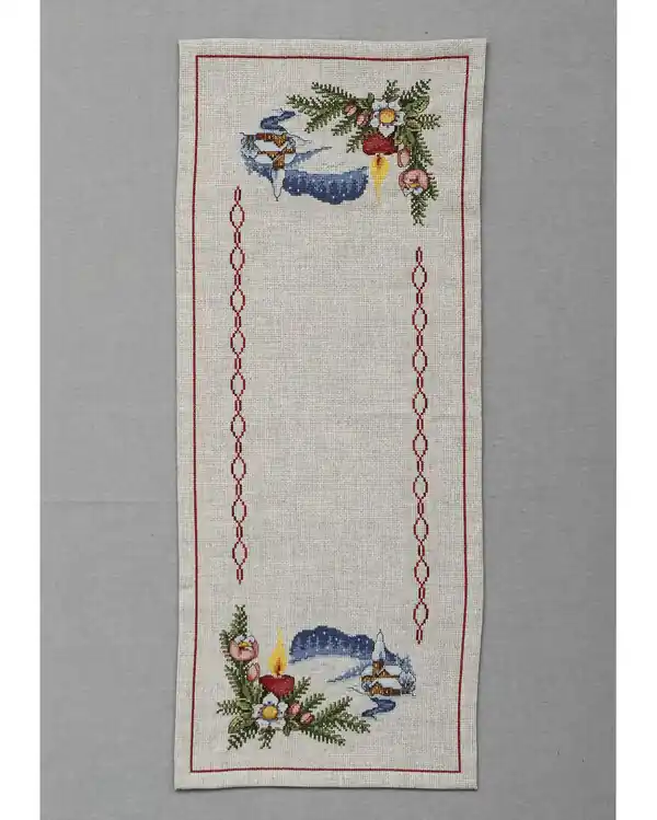 Super-Preis Stickpackung Tischläufer Winter