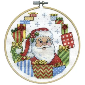 Jetzt Bestellen Stickpackung Flexitafel Weihnachtsmann mit Geschenken