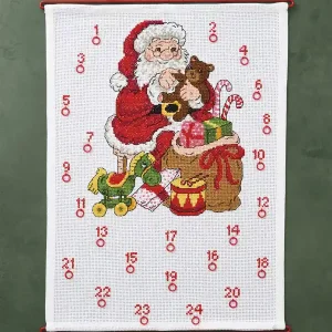 Bestpreis Stickpackung Kalender Weihnachtsmann und Bosse