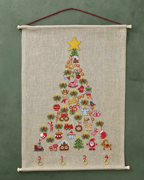 Stickpackung Kalender Adventsbaum Zertifiziert