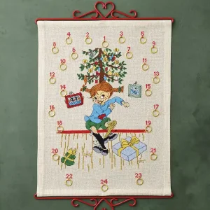 Stickpackung Kalender Pippi unter dem Baum Super-Preis