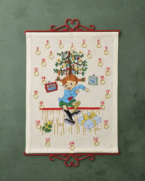 Stickpackung Kalender Pippi unter dem Baum Super-Preis