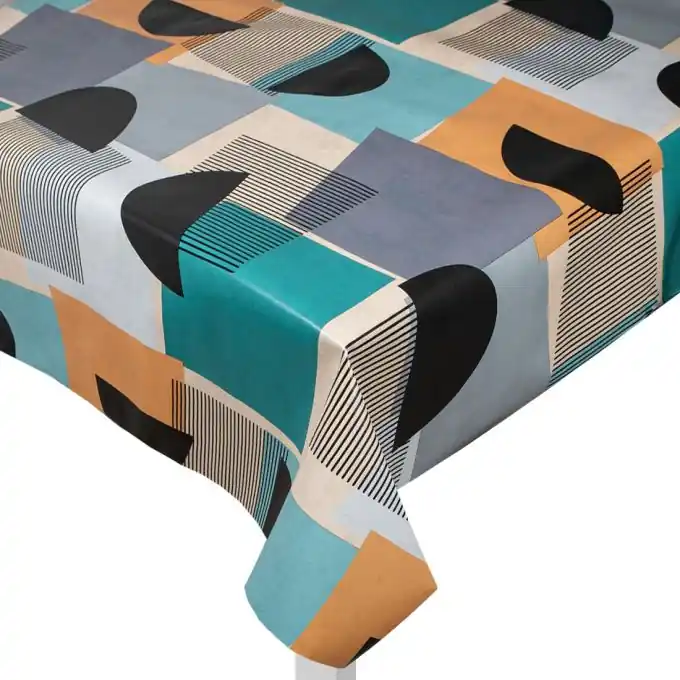 Großhandel Wachstuch Mori Vlau/Grau