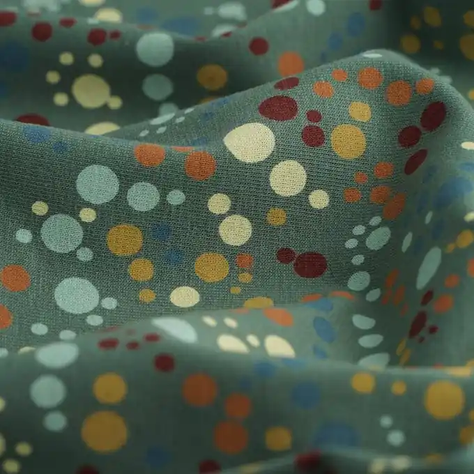 Saisonangebot Baumwolljersey Blasen Grün