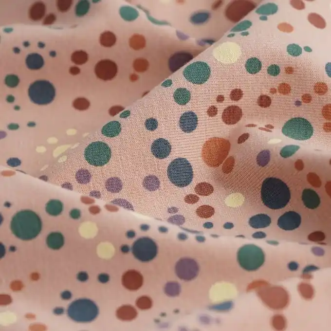 Baumwolljersey Punkte Rosa Versand Am Gleichen Tag