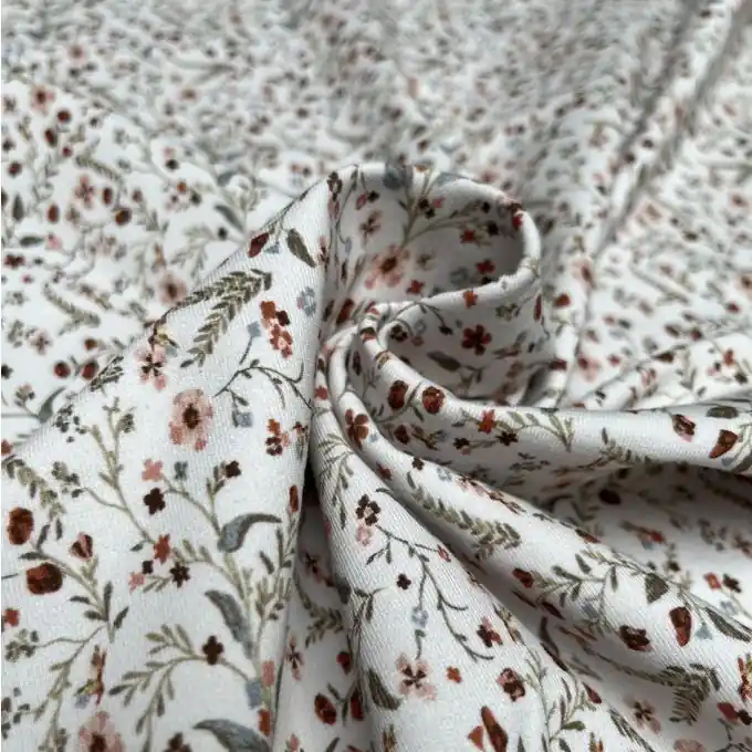 Jersey Bio Baumwolle Khaki Terrakotta Heißes Angebot